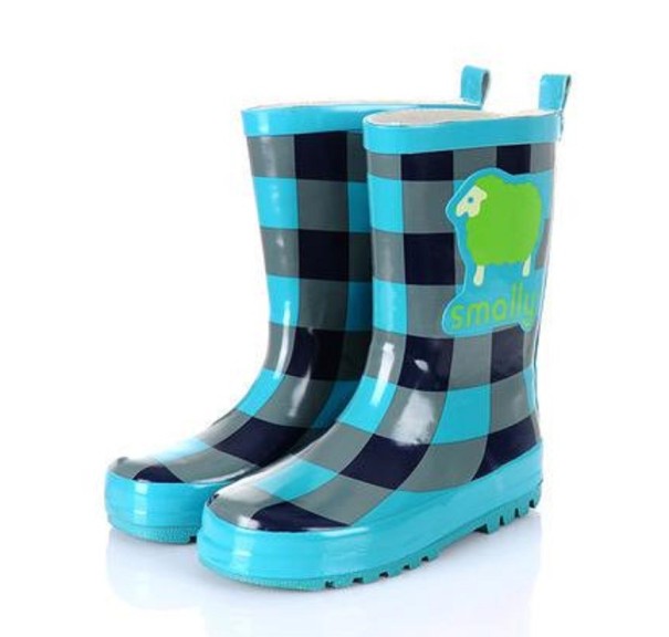 Kinder-Gummistiefel mit Tieren blau 25