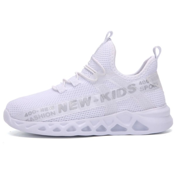 Kinder Schuhe Mädchen Sneakers Jungen Sneakers Sportliche Kinder Sneakers Legere Kinder Laufschuhe weiß 33