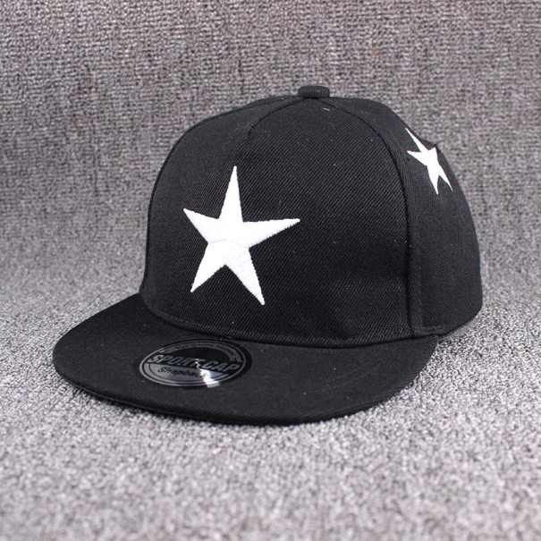 Kinder-Snapback T914 schwarz