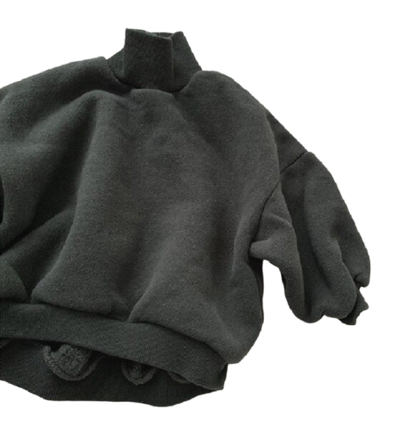 Kinder-Sweatshirt B1645 dunkelgrau 5