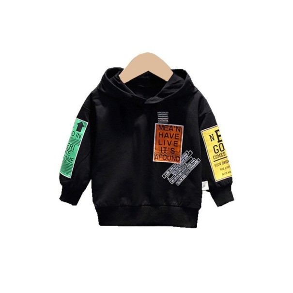 Kinder-Sweatshirt L510 schwarz 9-12 Monate