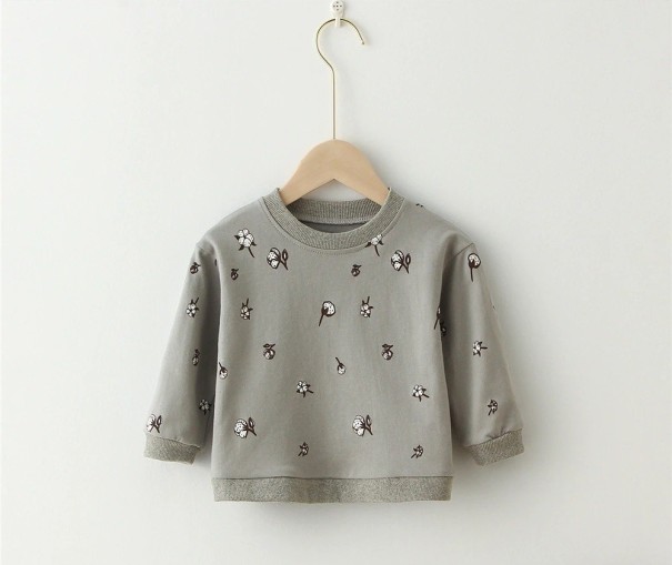 Kinder-Sweatshirt L537 creme 6-12 Monate B