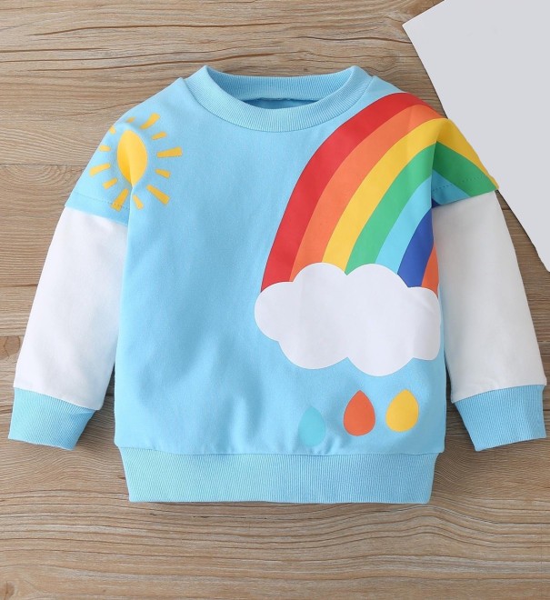 Kinder-Sweatshirt L553 hellblau 3