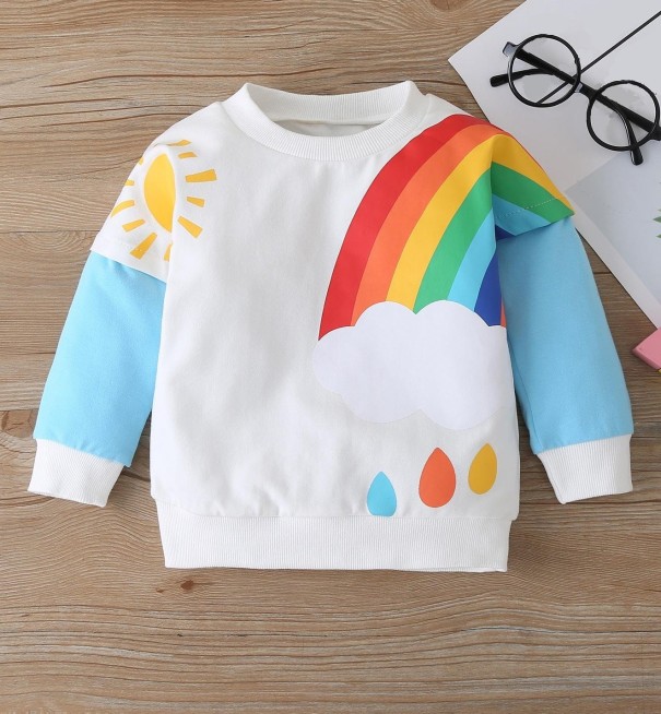 Kinder-Sweatshirt L553 weiß 6