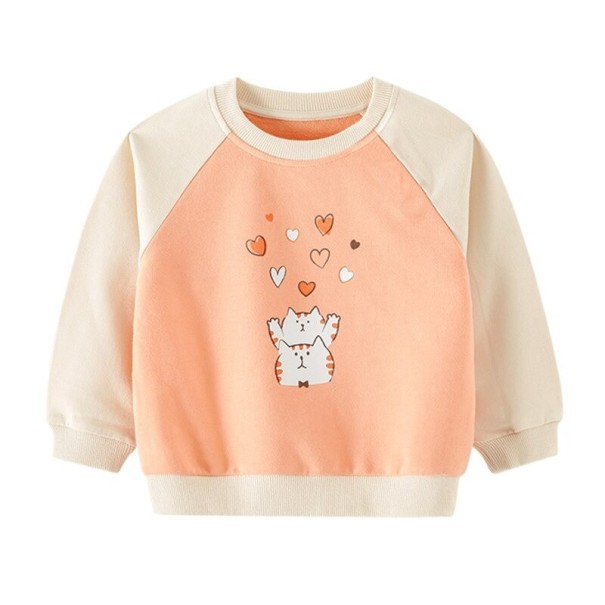 Kinder-Sweatshirt L567 hellorange 12-18 Monate