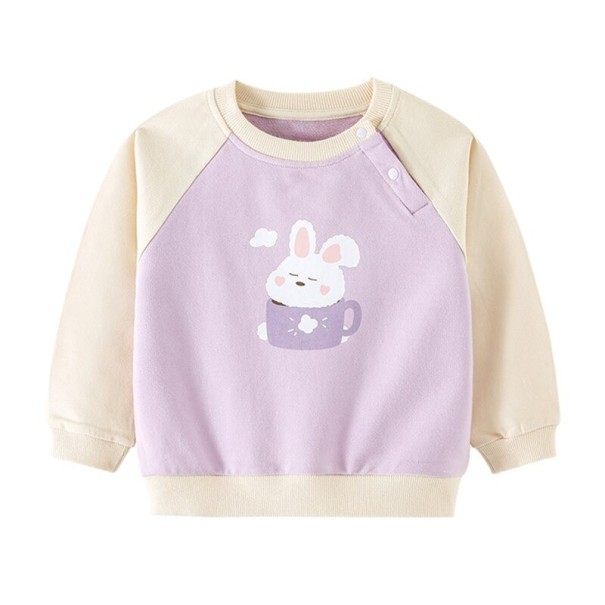 Kinder-Sweatshirt L567 hellviolett 12-18 Monate