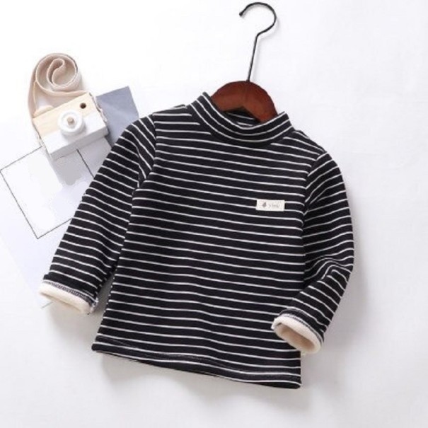 Kinder-Sweatshirt mit langen Ärmeln schwarz 3