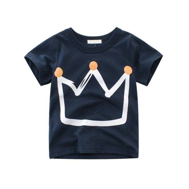 Kinder-T-Shirt B1397 dunkelblau 2