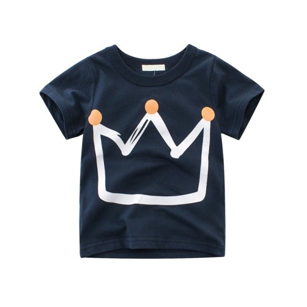 Kinder-T-Shirt B1397 dunkelblau 4