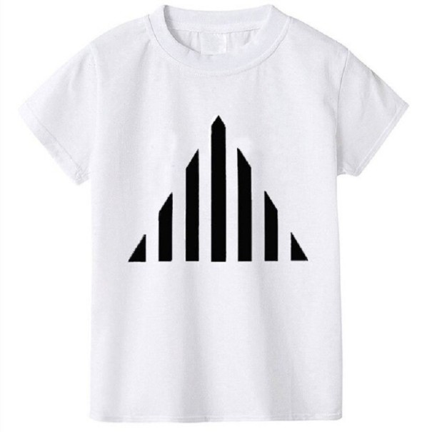 Kinder T-shirt B1410 wit 4 H