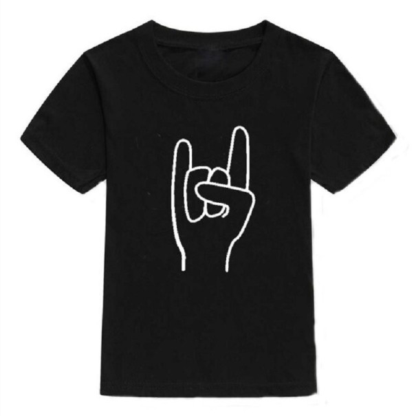 Kinder T-shirt B1421 zwart 3 I