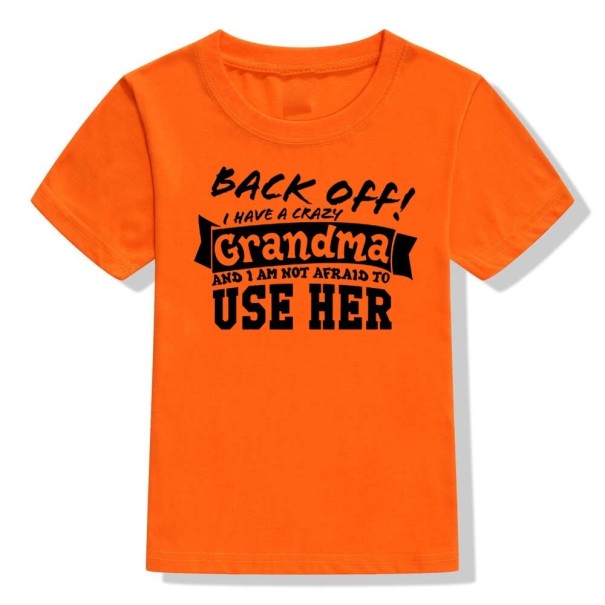 Kinder-T-Shirt B1462 orange 9-12 Monate A