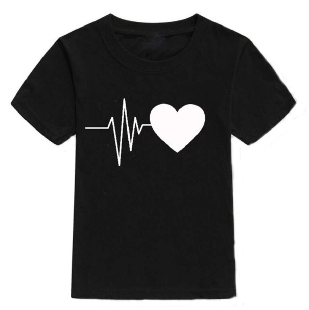 Kinder T-shirt B1515 zwart 6 A
