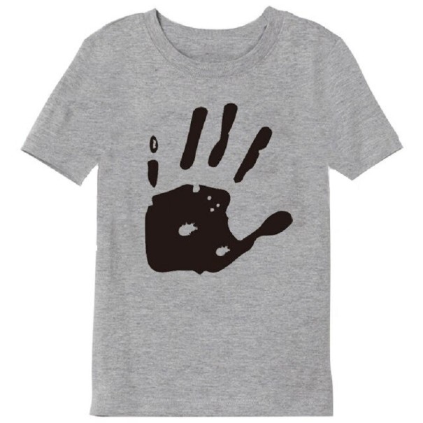 Kinder T-shirt B1516 grijs 5 D