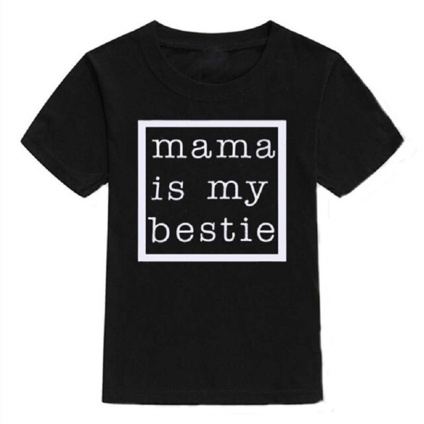 Kinder T-shirt B1516 zwart 2 G