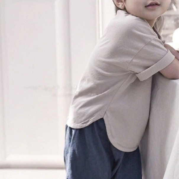 Kinder-T-Shirt B1532 grau 2