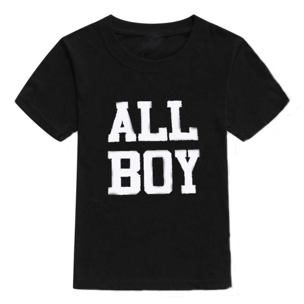 Kinder T-shirt B1547 zwart 10 B