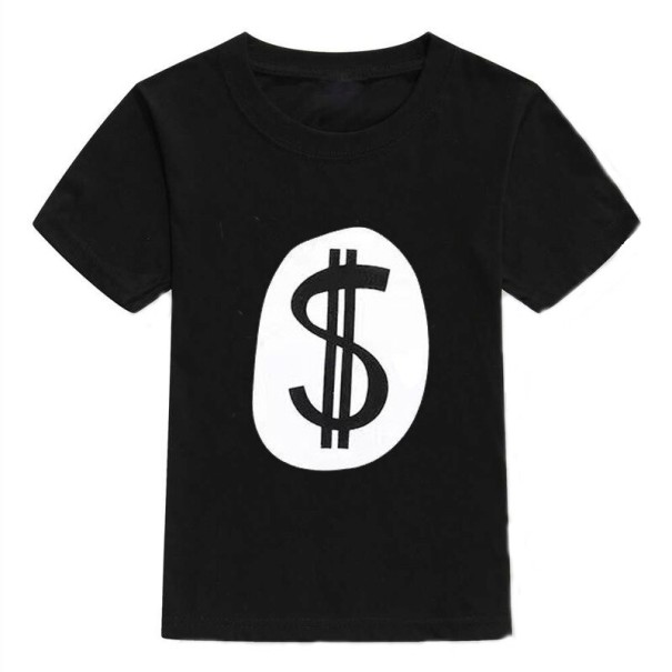 Kinder T-shirt B1547 zwart 3 F