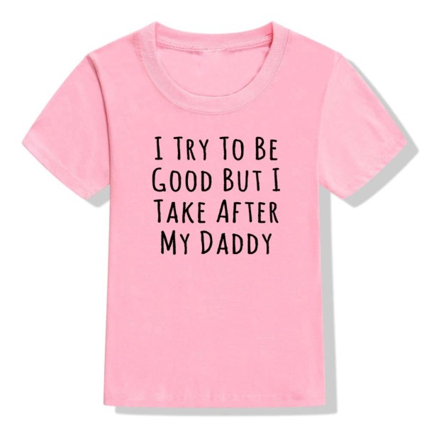 Kinder T-shirt B1551 roze 6 B