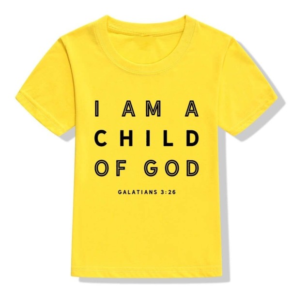 Kinder T-shirt B1578 geel 5