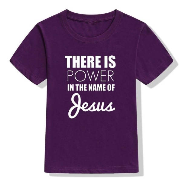 Kinder T-shirt B1605 donkerpaars 3