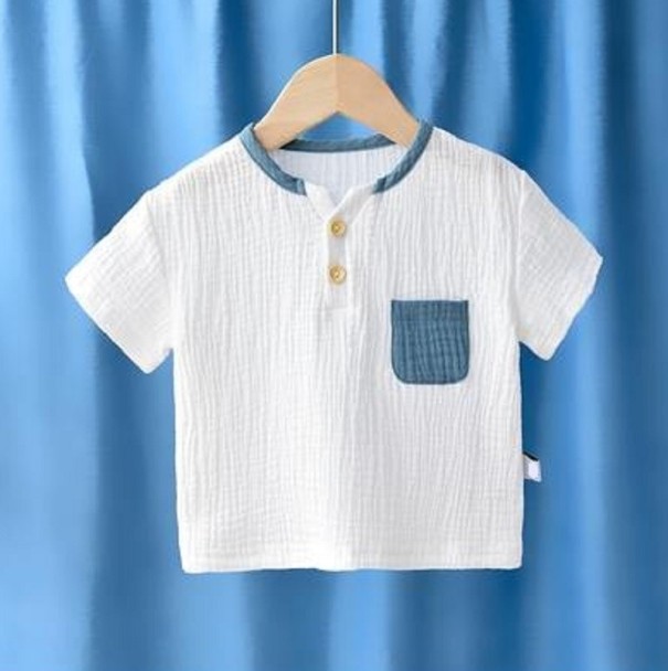 Kinder T-shirt B1629 blauw 5