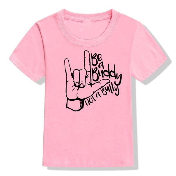 Kinder T-shirt B1654 roze 4