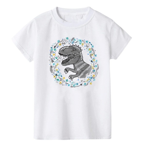 Kinder T-shirt met dinosaurus B1576 10 A