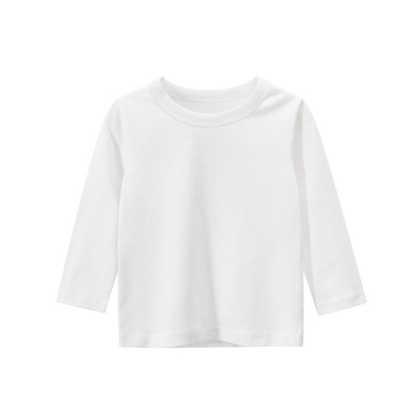 Kinder T-shirt met lange mouwen B1479 wit 4