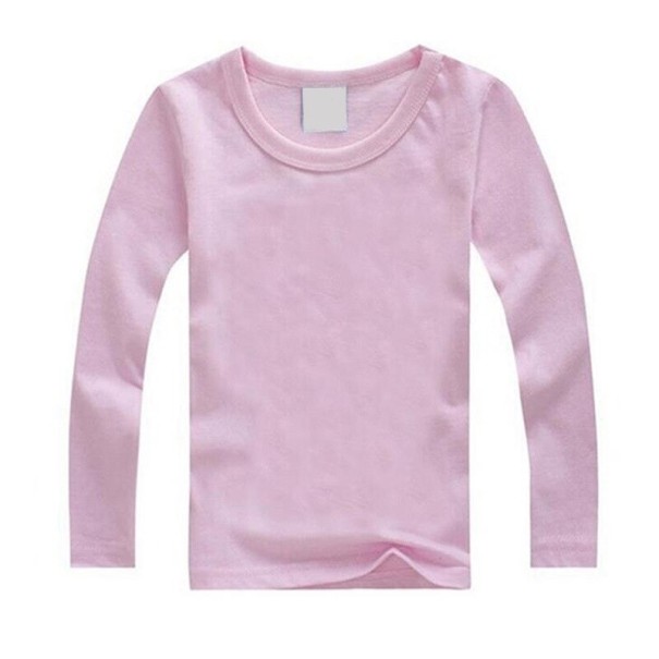Kinder T-shirt met lange mouwen B1534 lichtroze 8