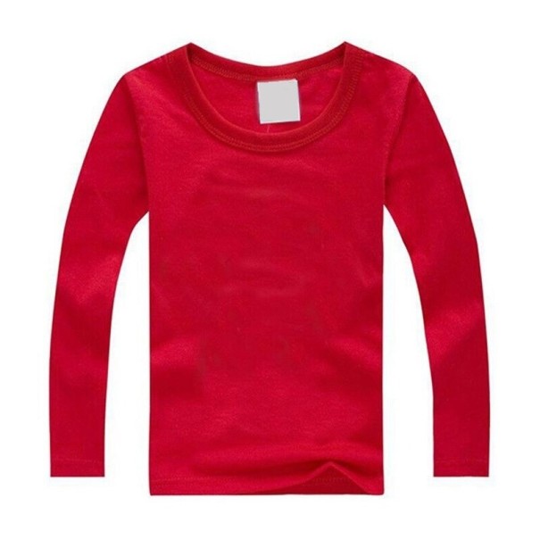 Kinder T-shirt met lange mouwen B1534 rood 6