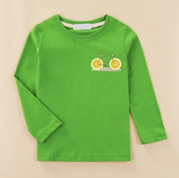 Kinder T-shirt met lange mouwen B1568 groen 8