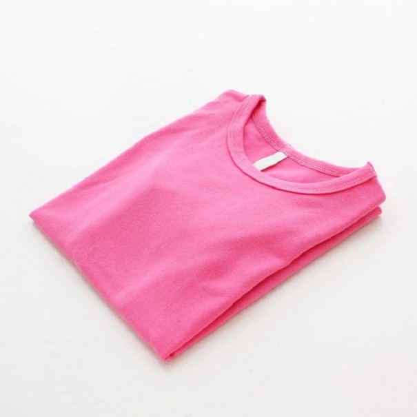 Kinder T-shirt met lange mouwen B1580 donkerroze 5