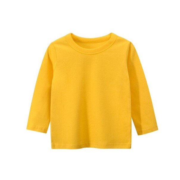 Kinder T-shirt met lange mouwen B1588 geel 8