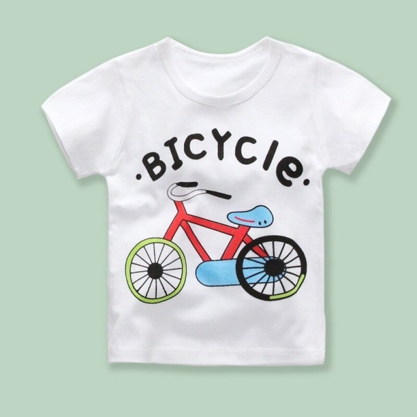 Kinder-T-Shirt mit Fahrrad B1639 8