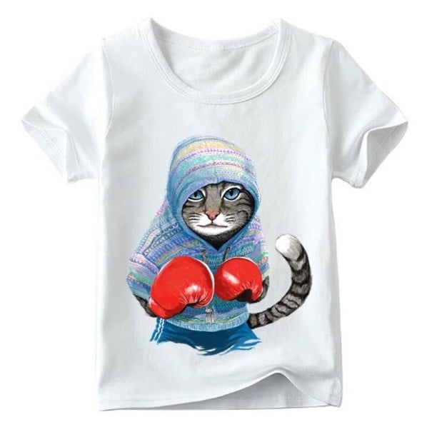 Kinder-T-Shirt mit Katze B1508 5 A