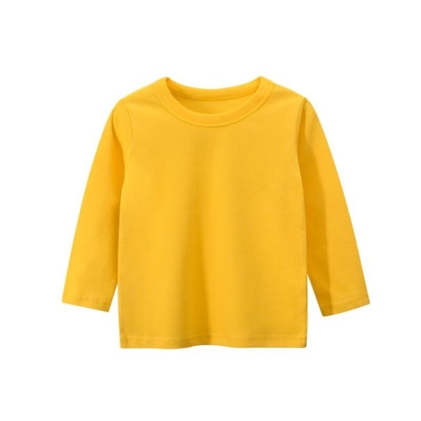 Kinder-T-Shirt mit langen Ärmeln B1479 gelb 6