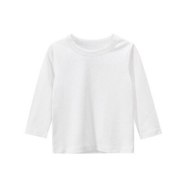 Kinder-T-Shirt mit langen Ärmeln B1588 weiß 2