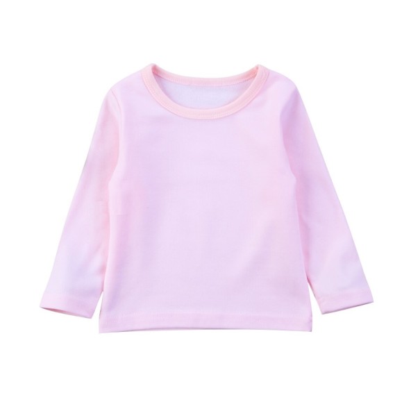 Kinder-T-Shirt mit langen Ärmeln B1645 rosa 4