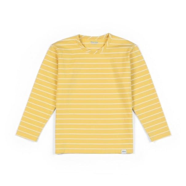 Kinder-T-Shirt mit langen Ärmeln T2549 gelb 8