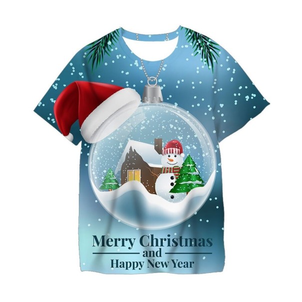 Kinder-T-Shirt mit Weihnachtsmotiv T2552 3 J