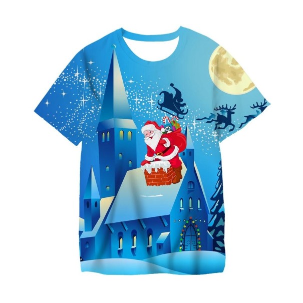 Kinder-T-Shirt mit Weihnachtsmotiv T2552 6 C