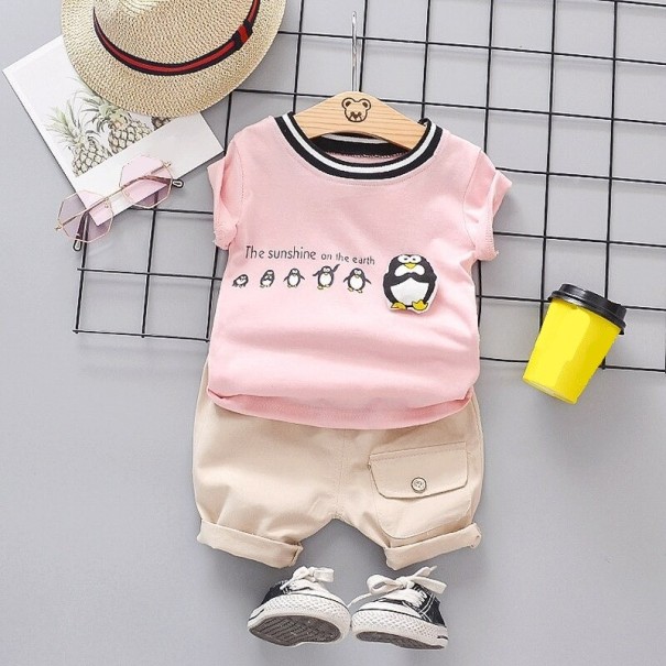 Kinder-T-Shirt und Shorts L1102 12-18 Monate K