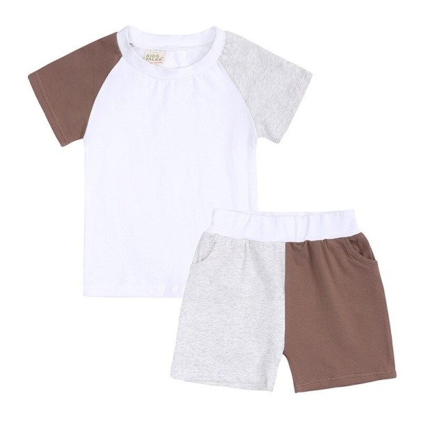 Kinder-T-Shirt und Shorts L1497 6 D