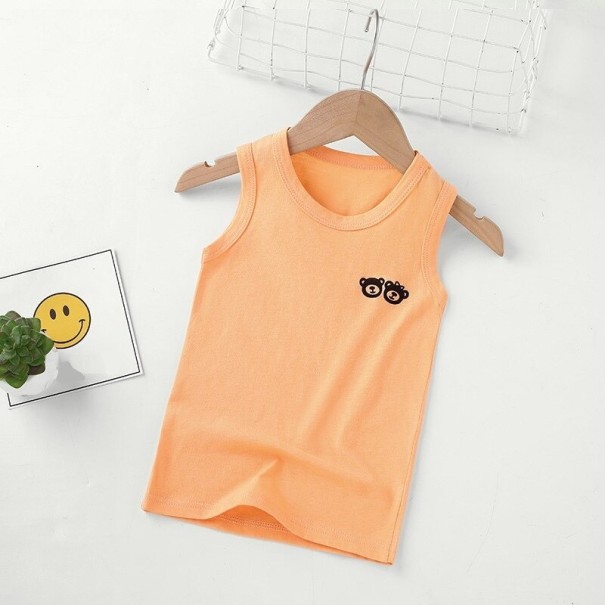 Kinder-Tanktop B1587 orange 4