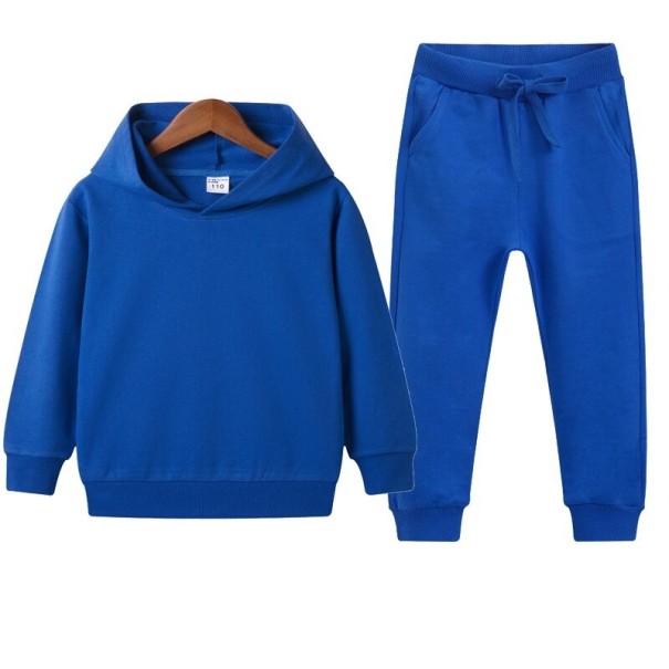 Kinder-Trainingsanzug-Set L1327 blau 2