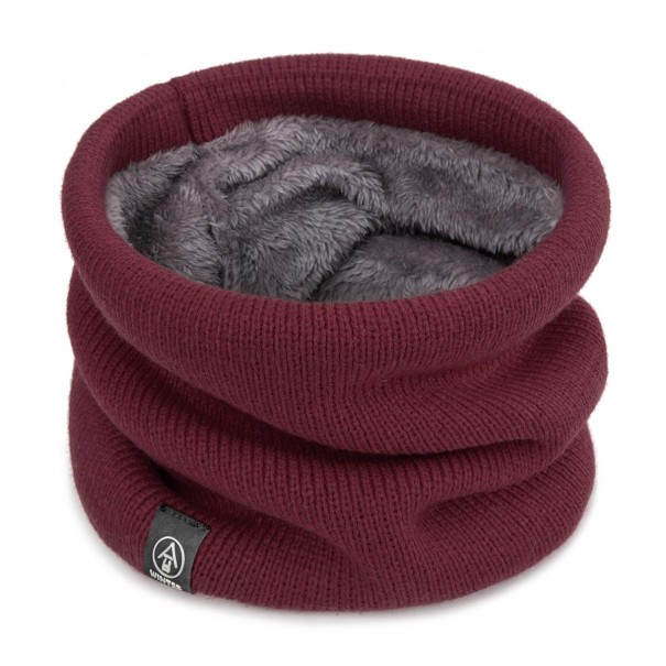 Kinder winter nekwarmer D15 wijnrood
