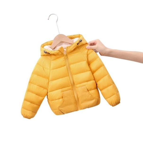 Kinder-Winterjacke L1842 dunkelgelb 8