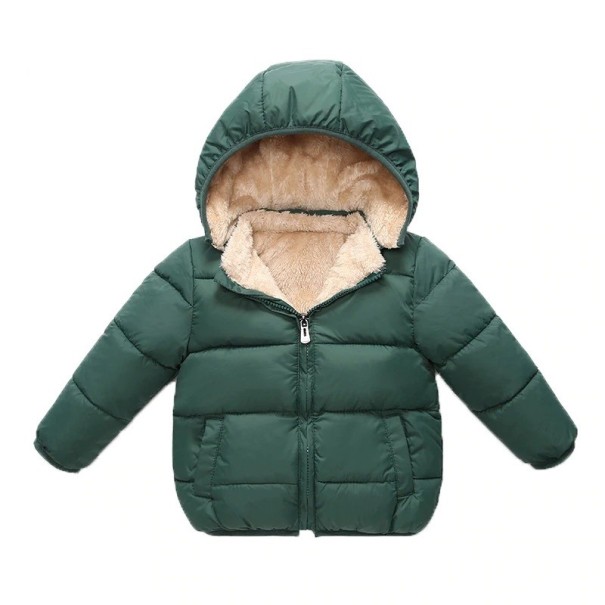 Kinder-Winterjacke L1864 dunkelgrün 4