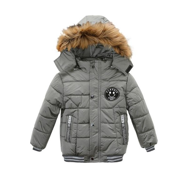 Kinder-Winterjacke L1911 grau 4